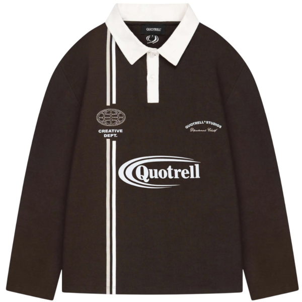 Quotrell Jameson Longsleeve Polo Bruin