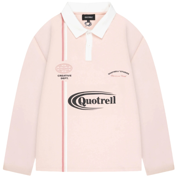Quotrell Jameson Longsleeve Polo Roze