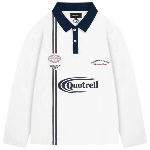 Quotrell Jameson Longsleeve Polo Wit