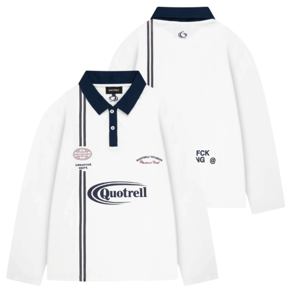 Quotrell Jameson Longsleeve Polo Wit