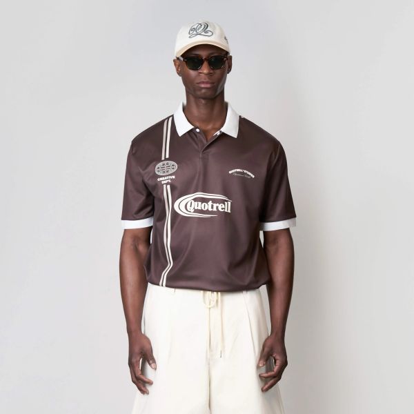 Quotrell Logan Soccer Polo Bruin