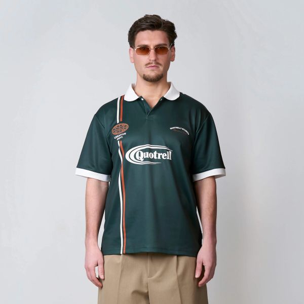 Quotrell Logan Soccer Polo Donker Groen