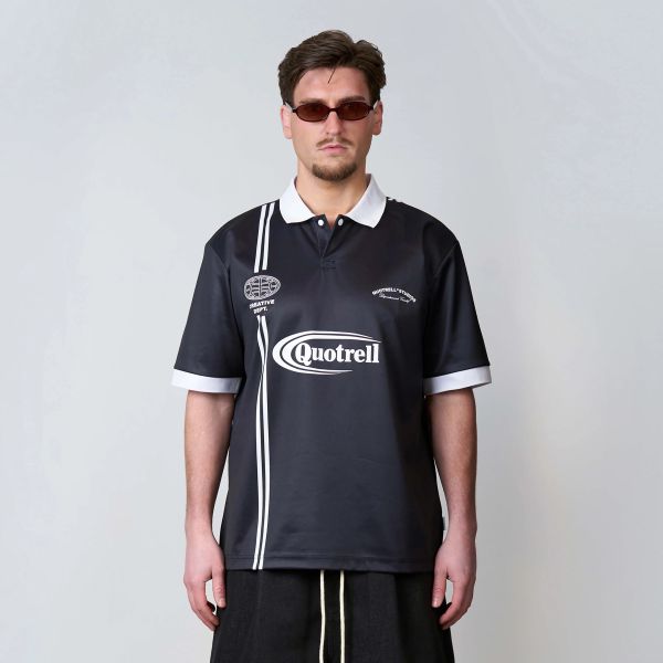 Quotrell Logan Soccer Polo Zwart