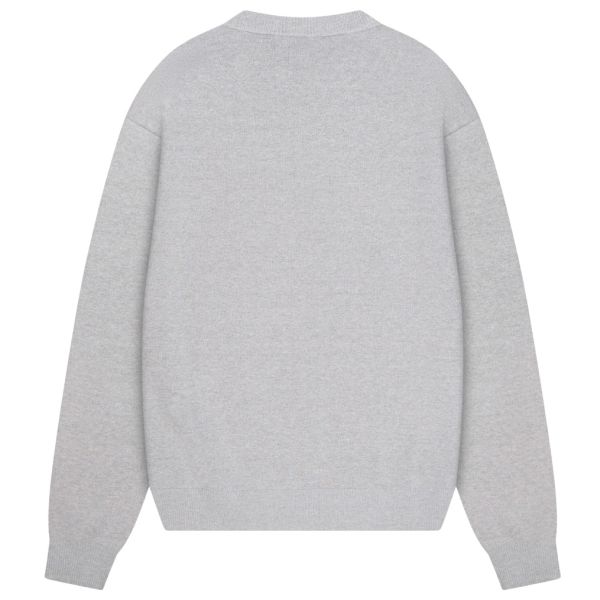 Quotrell Mondrian Knitted Sweater Grijs