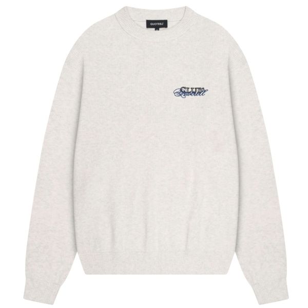 Quotrell Zac Knitted Sweater Grijs