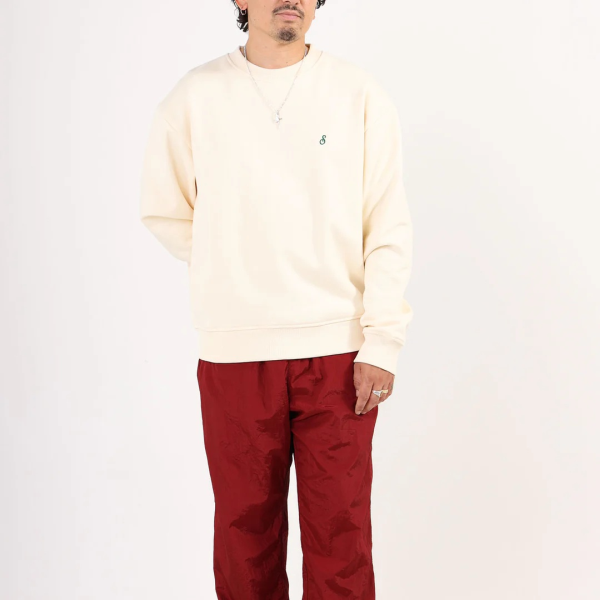 Sabbatical Script Logo Sweater Off White