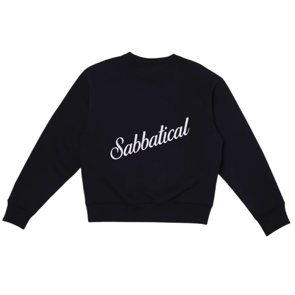 Sabbatical Script Logo Sweater Zwart