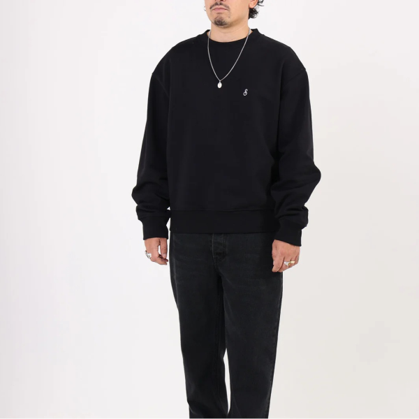 Sabbatical Script Logo Sweater Zwart