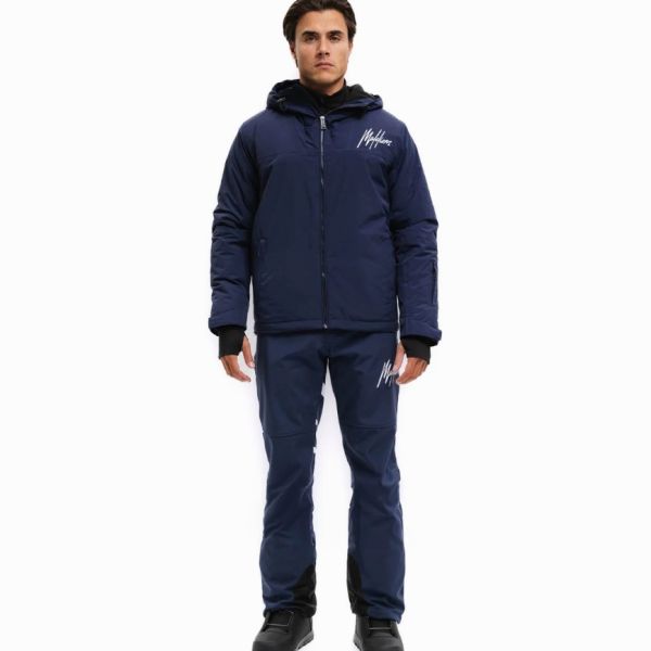 Malelions Ski Polar Broek Navy
