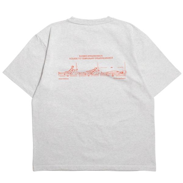The Savage Report Laying Down T-shirt Grijs