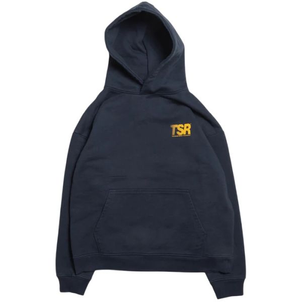 The Savage Report Stamp Hoodie Navy