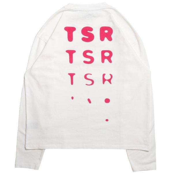 The Savage Report TSR Optic Longsleeve T-shirt Off White/Roze