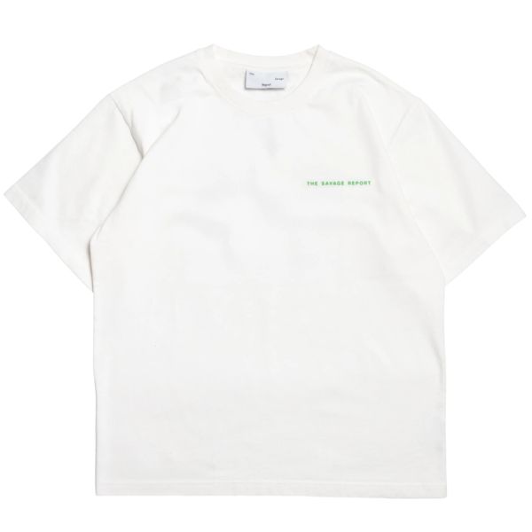 The Savage Report TSR Optic T-shirt Wit/Groen