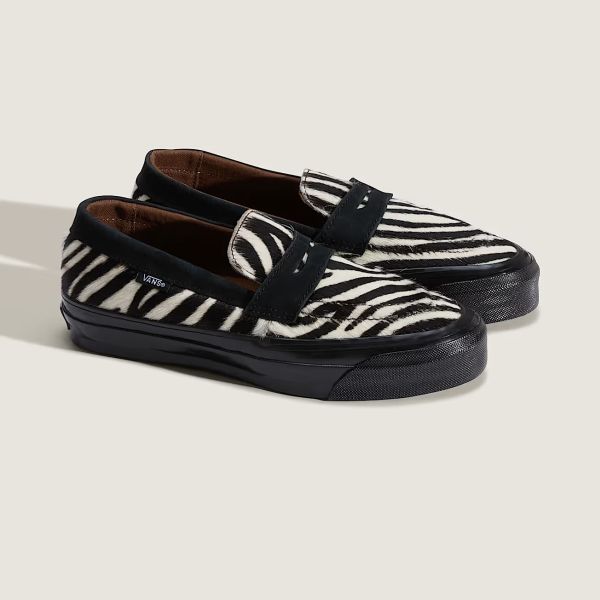 Vans LX 53 Zebra Loafers Wit/Zwart