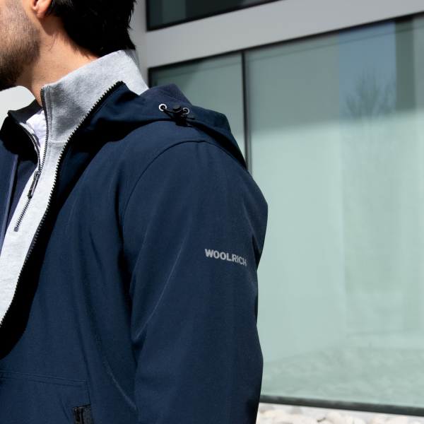 Woolrich Soft Shell Jack Navy3