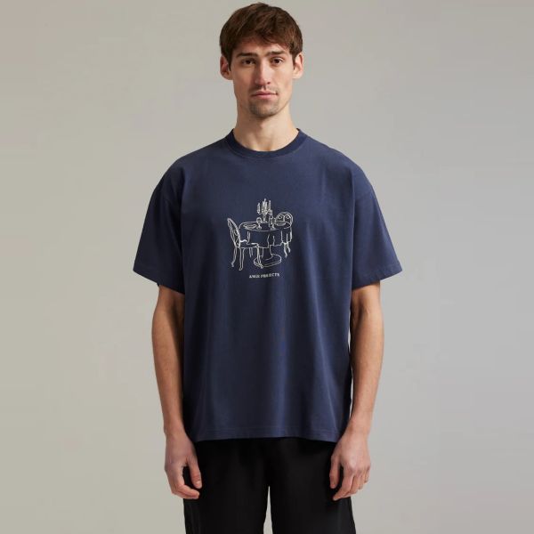 Ange Projects Bistro T-shirt Navy