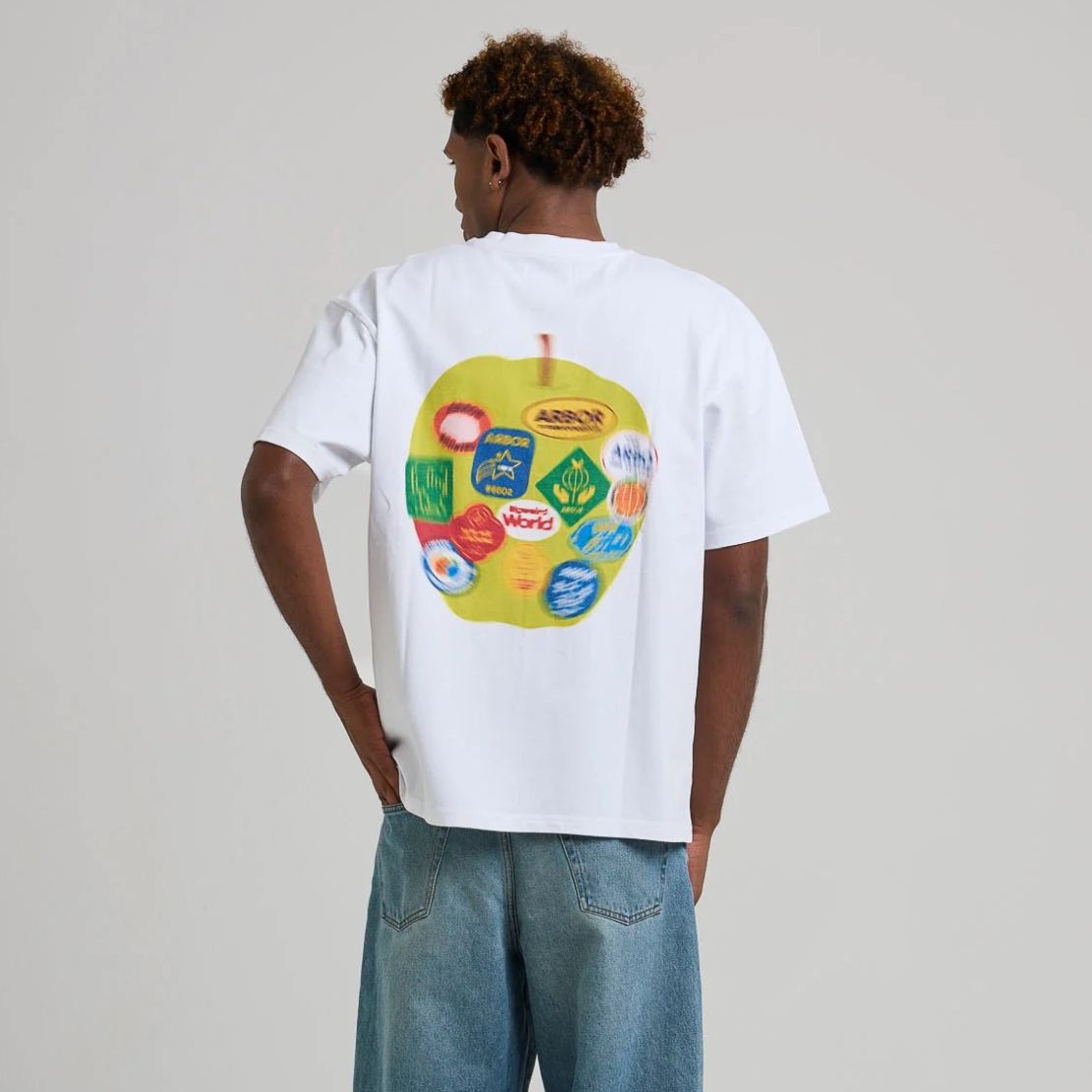 Arbor Antwerp Apple T-shirt Wit