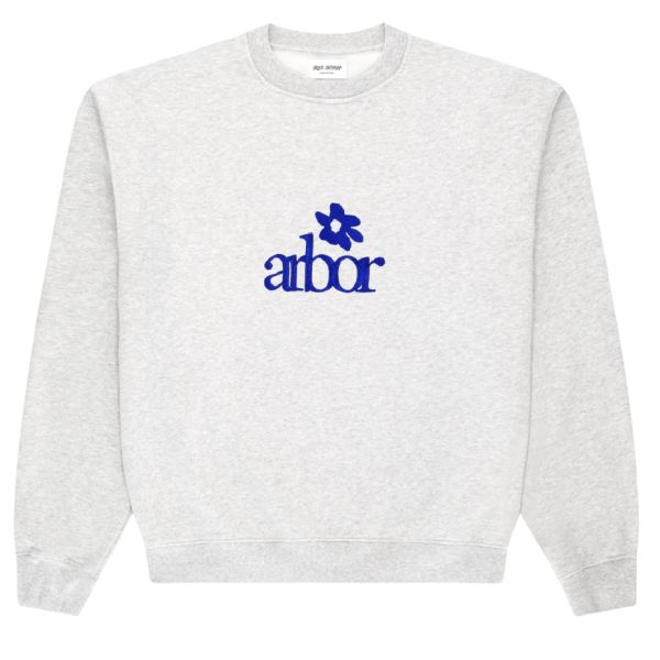 Arbor Antwerp Arbor Flower Sweater Grijs