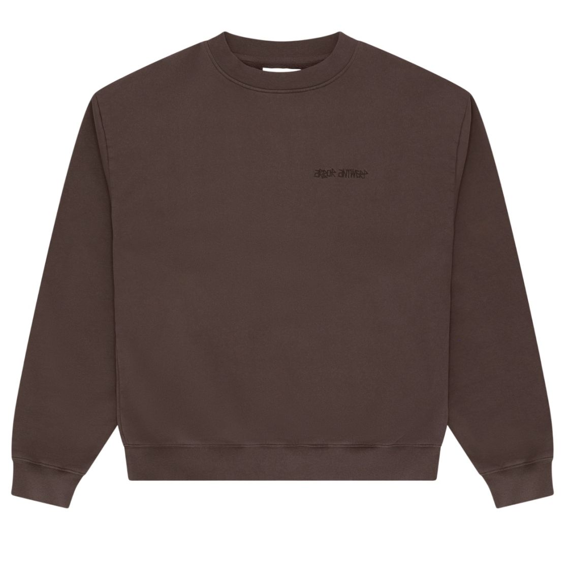 Arbor Antwerp Big Application Sweater Bruin