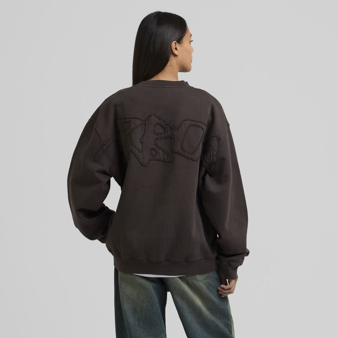 Arbor Antwerp Big Application Sweater Bruin