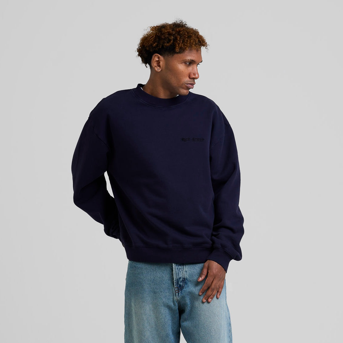 Arbor Antwerp Big Application Sweater Navy