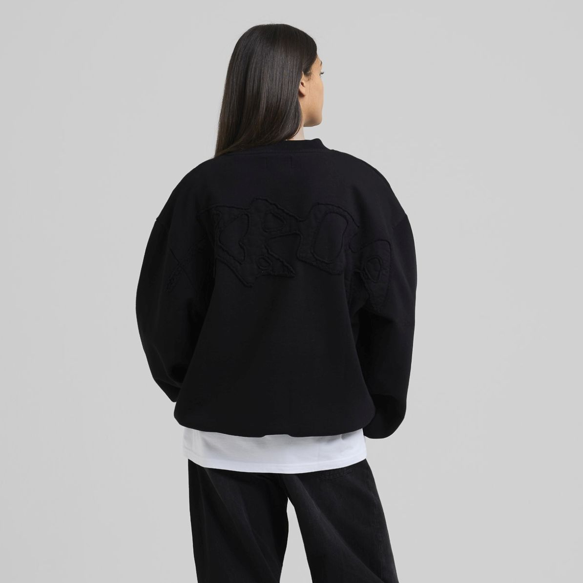 Arbor Antwerp Big Application Sweater Zwart