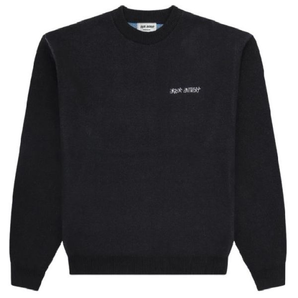 Arbor Antwerp Blue Love Knit Sweater Zwart