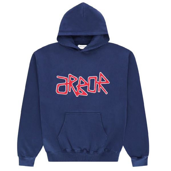 Arbor Antwerp Chenille Arbor Hoodie Blauw