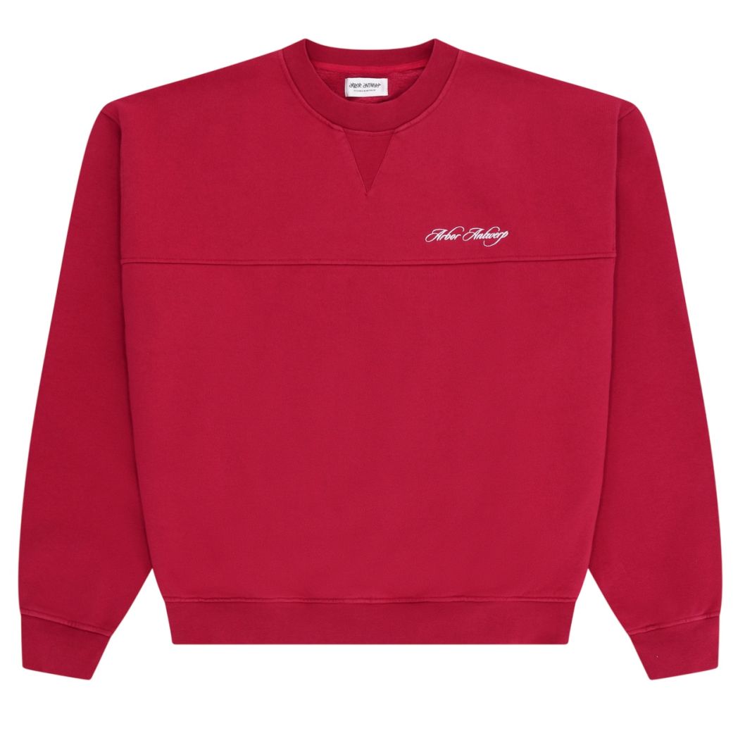 Arbor Antwerp Cursive Sweater Rood