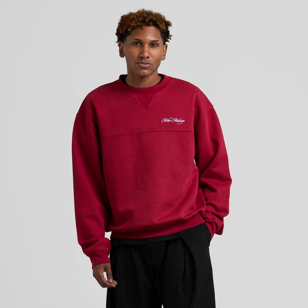 Arbor Antwerp Cursive Sweater Rood