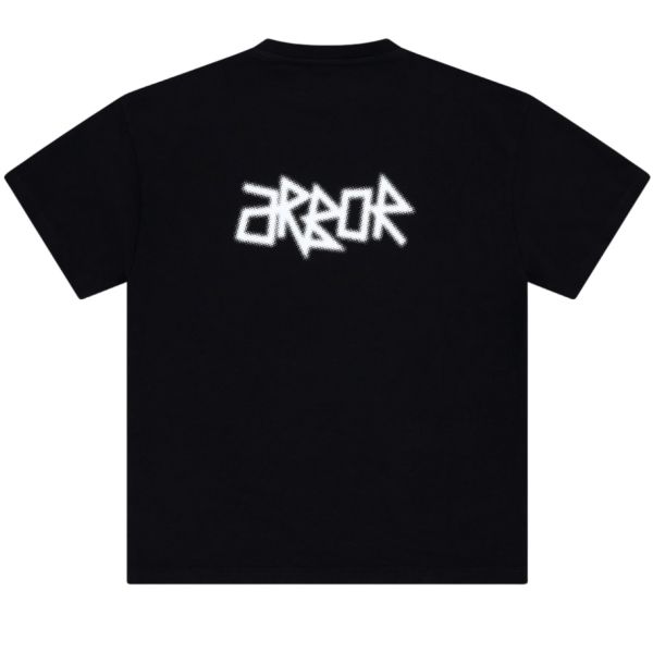 Arbor Antwerp Dotwork T-shirt Zwart