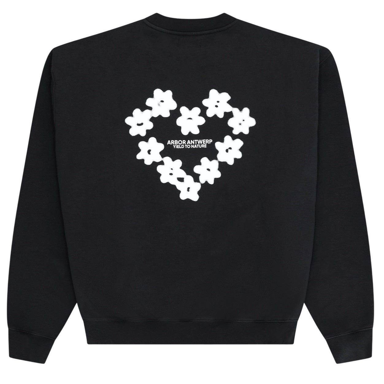 Arbor Antwerp Faded Flower Sweater Zwart