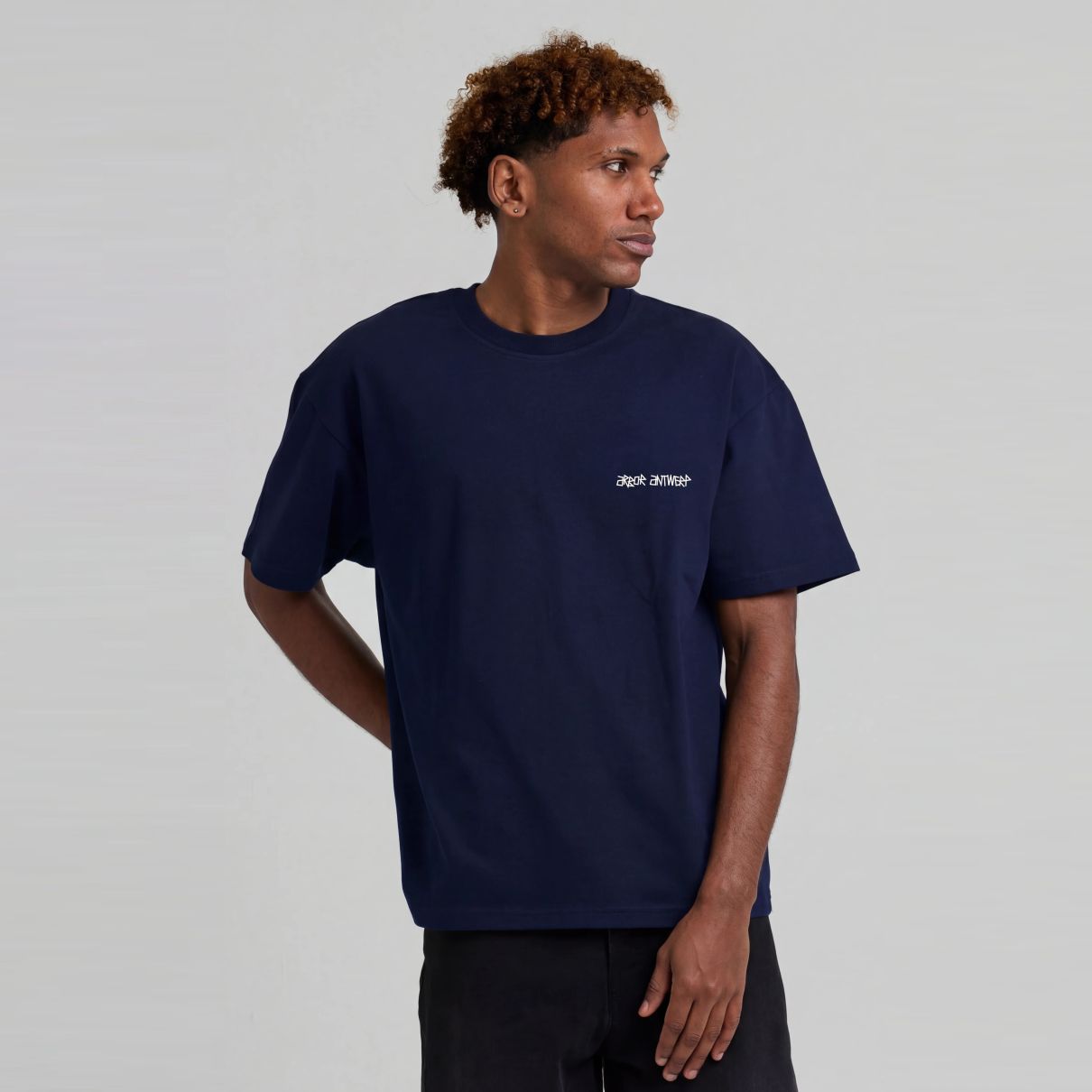 Arbor Antwerp Faded Flower T-shirt Navy