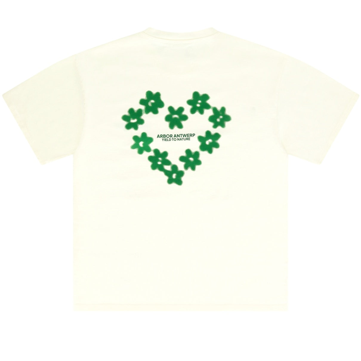 Arbor Antwerp Faded Flower T-shirt Off White