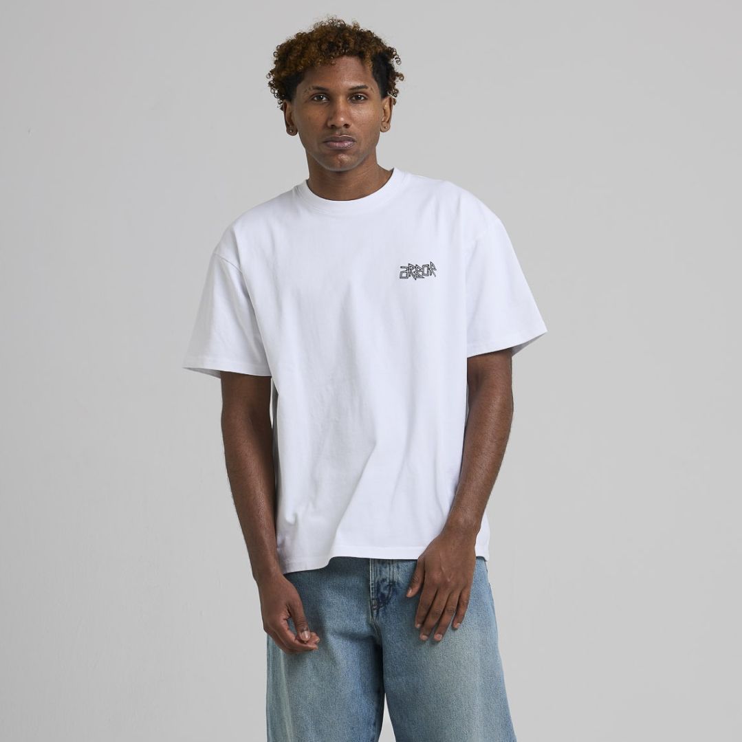 Arbor Antwerp Floral Bouquet T-shirt Wit