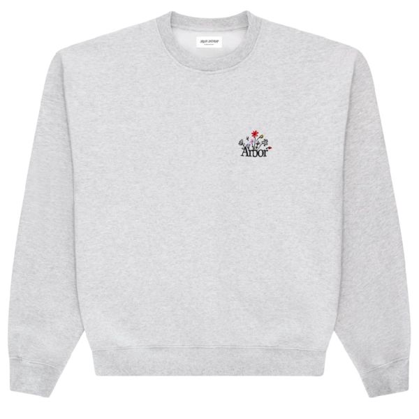 Arbor Antwerp Flower Garden Sweater Grijs
