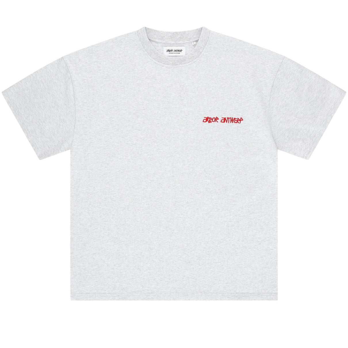 Arbor Antwerp Flower Quartet T-shirt Grijs