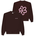 Arbor Antwerp Line Flower Sweater Bruin
