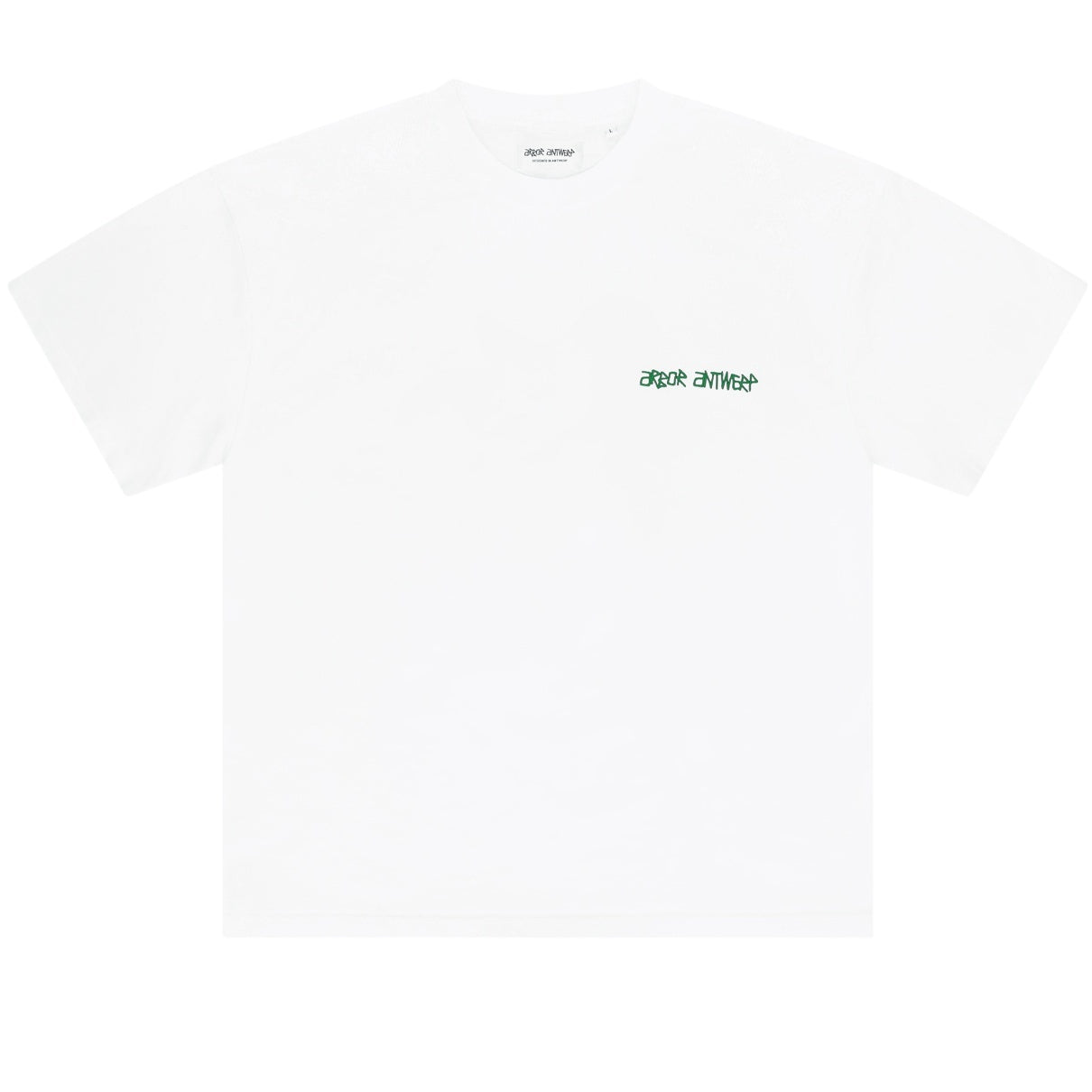 Arbor Antwerp Line Flower T-shirt Wit