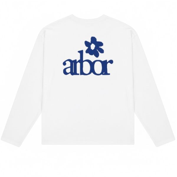 Arbor Antwerp Lotus Longsleeve T-shirt Wit