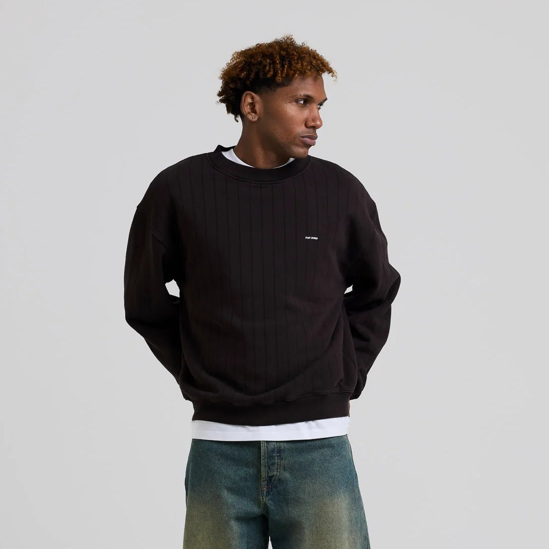 Arbor Antwerp Needle Drop Sweater Bruin