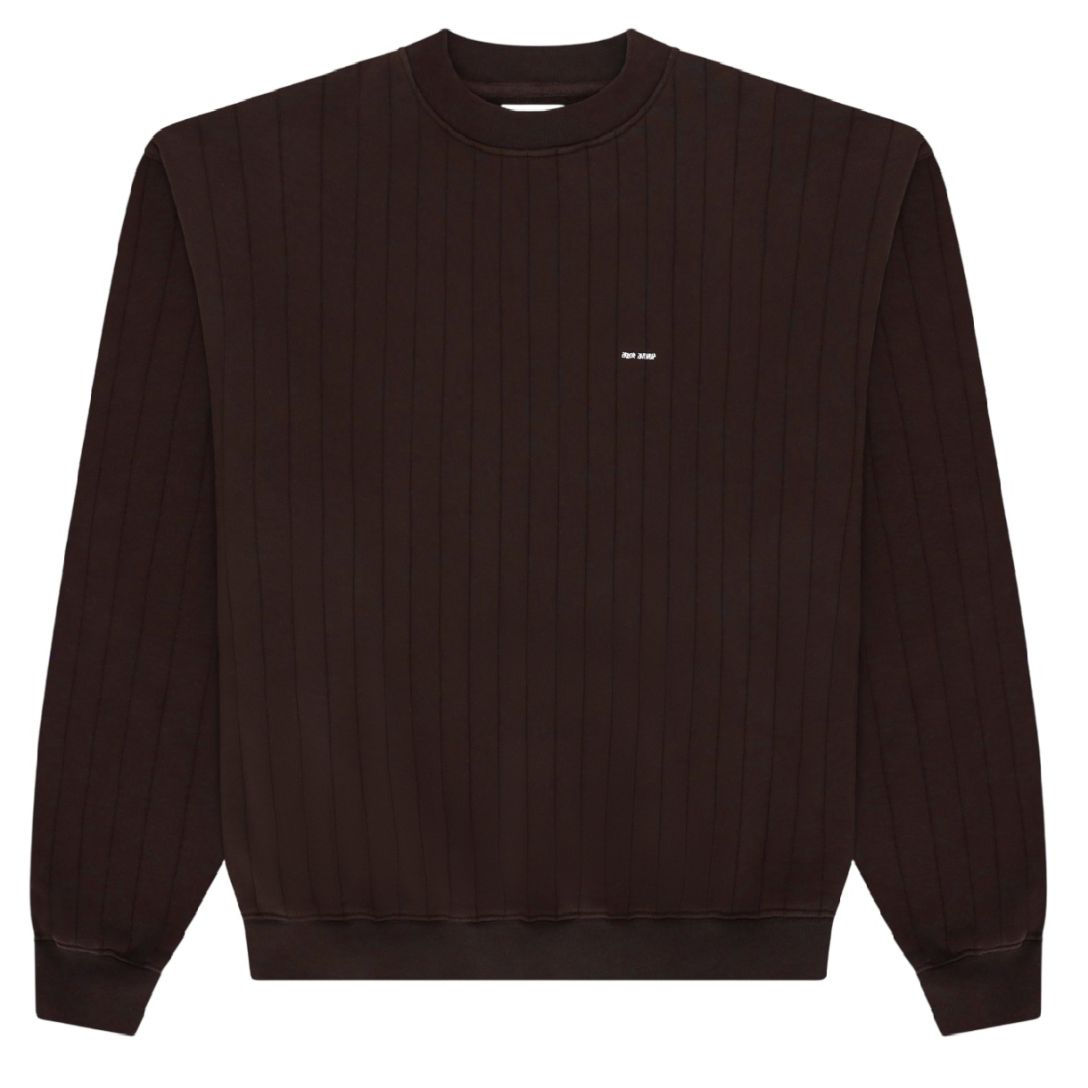 Arbor Antwerp Needle Drop Sweater Bruin
