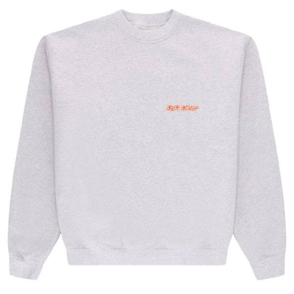 Arbor Antwerp Orange Neon Sweater Grijs