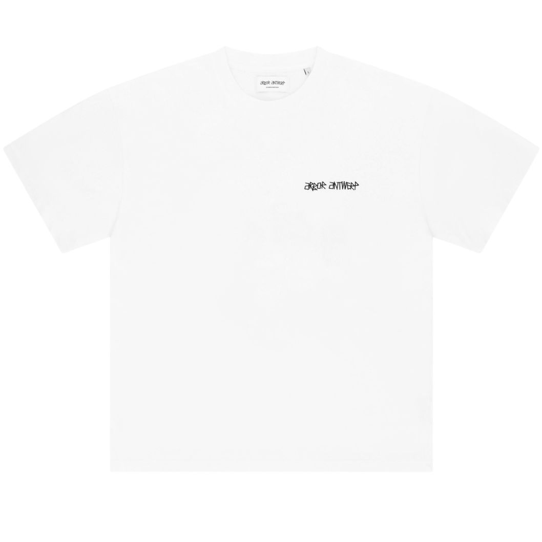 Arbor Antwerp Pixel Flower T-shirt Wit