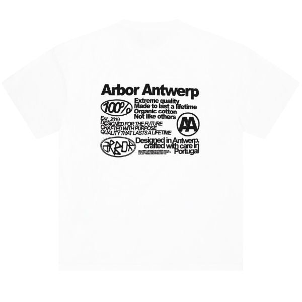 Arbor Antwerp Quality T-shirt Wit
