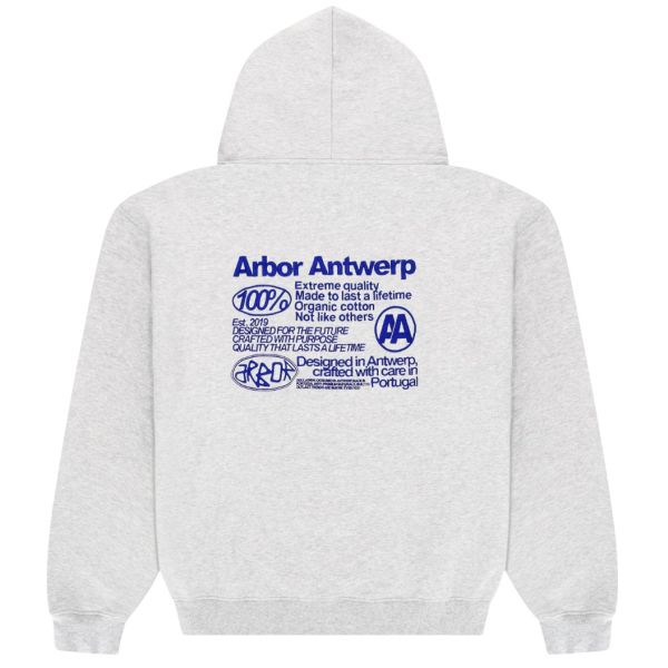 Arbor Antwerp Quality Hoodie Grijs