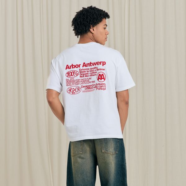 Arbor Antwerp Quality T-shirt Wit