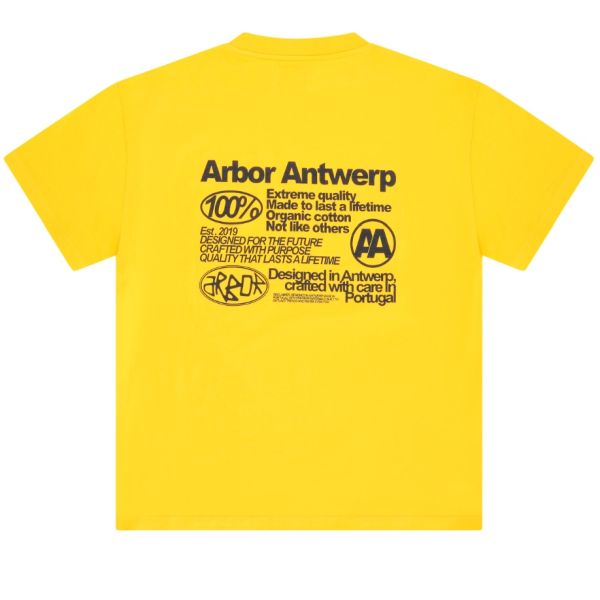Arbor Antwerp Quality T-shirt Geel