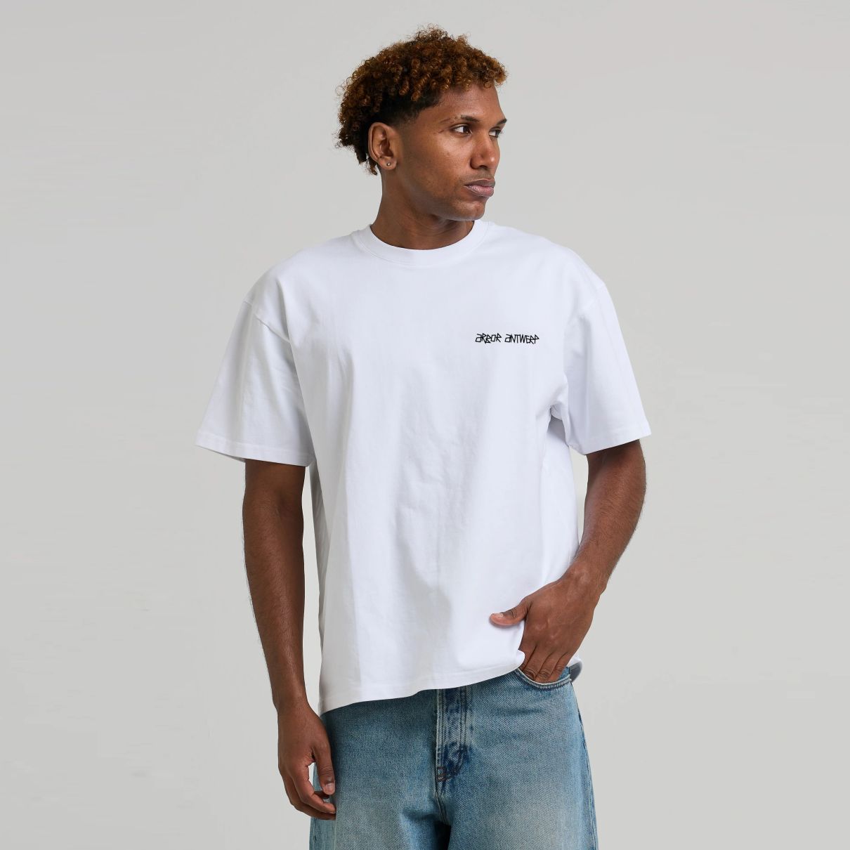 Arbor Antwerp Tulip Bloom T-shirt Wit