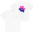Arbor Antwerp Two-Tone Flower T-shirt Wit